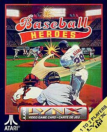 Atari Lynx Baseball Heroes art.jpg sahifasini qamrab oladi