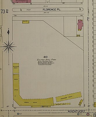 Eclipse Park III in 1905 Eclipse Park III Louisville 1905 Sanborn map.jpg