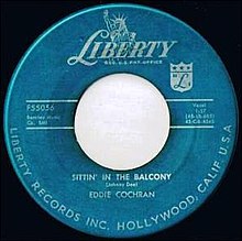 Eddie Cochran Sittin auf dem Balkon Liberty F-55056.jpg