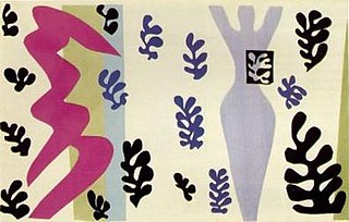 <i>The Knife Thrower</i> 1947 collage by Henri Matisse