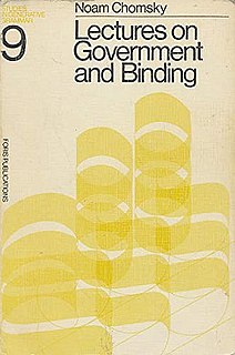 <i>Lectures on Government and Binding</i>