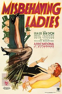 <i>Misbehaving Ladies</i> 1931 film