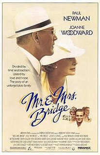 <i>Mr. and Mrs. Bridge</i> 1990 film by James Ivory