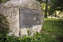 Marker on location of first Sisters of Providence motherhouse SP first convent marker.jpg