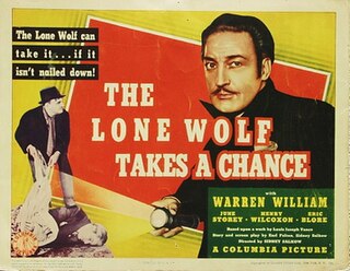 <i>The Lone Wolf Takes a Chance</i> 1941 film directed by Sidney Salkow