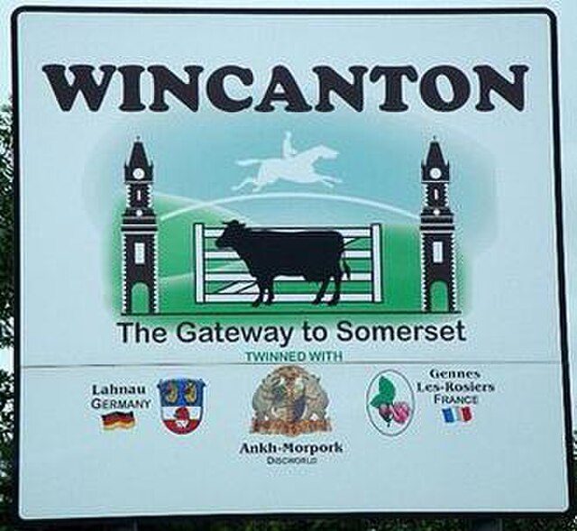 The town sign of Wincanton