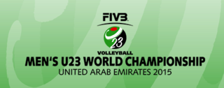 <span class="mw-page-title-main">2015 FIVB Volleyball Men's U23 World Championship</span> Volleyball competition held in United Arab Emirates