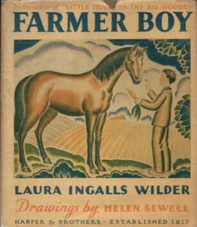 <i>Farmer Boy</i> American childrens novel, 1933, second in the Little House series