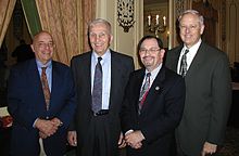 From left to right: Charles Moskos, Sam Sarkesian, David Segal, Jay Williams Four IUS Presidents.JPG