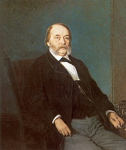 Portrett av Ivan Goncharov av Ivan Kramskoi (1874)