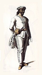 Brighella character from the theatre style Commedia dellarte
