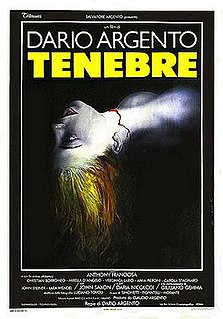 <i>Tenebrae</i> (film) 1982 Italian giallo film by Dario Argento