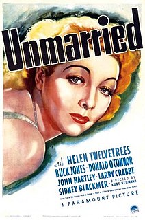 <i>Unmarried</i> (1939 film) 1939 film by Kurt Neumann
