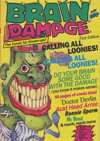 <i>Brain Damage</i> (comics) British adult comic