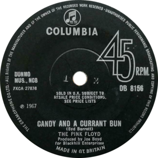 <span class="mw-page-title-main">Candy and a Currant Bun</span> 1967 single by Pink Floyd