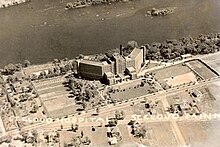 St. Cloud Hospital in 1932 Schaerial1932.jpg