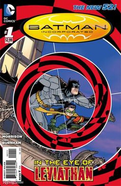 Cover of Batman Incorporated vol. 2, #1, art by Chris Burnham.