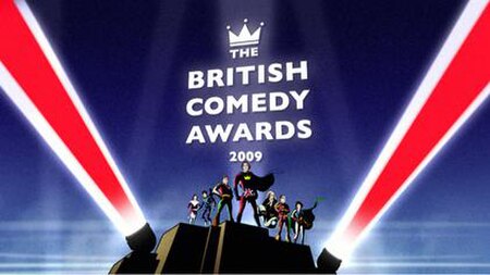 Logo for the 2009 British Comedy Awards