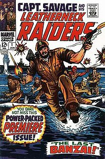 <i>Captain Savage and his Leatherneck Raiders</i> World War II comic book