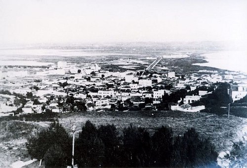 The town of Durrës in 1918.