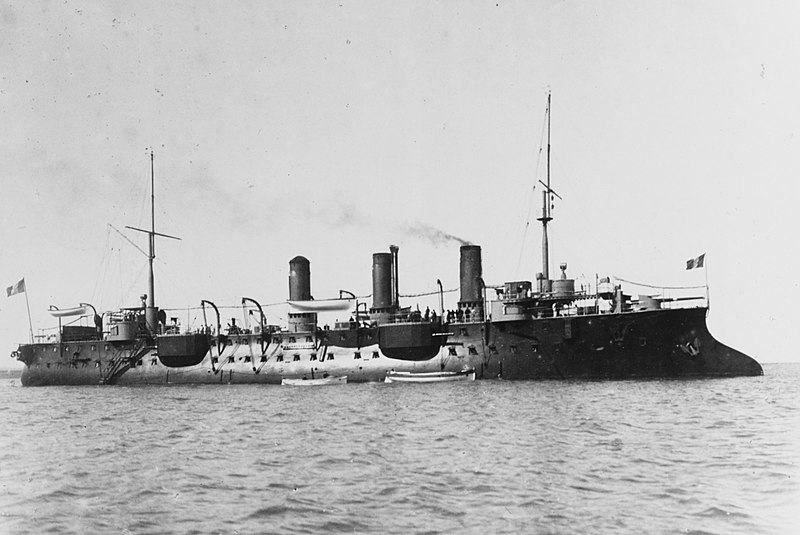 File:French cruiser Bugeaud NH66061.jpg