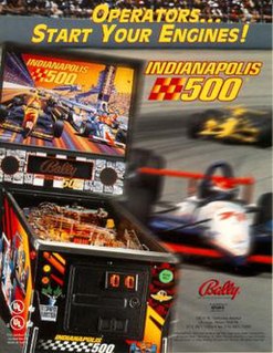 <i>Indianapolis 500</i> (pinball) Pinball