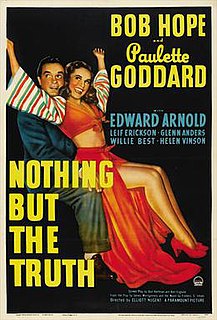 <i>Nothing but the Truth</i> (1941 film) 1941 film by Elliott Nugent