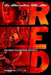 <i>Red</i> (2010 film) 2010 American action-comedy film directed by Robert Schwentke