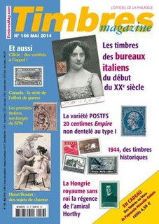 <i>Timbres Magazine</i> French magazine about philately and stamp collecting