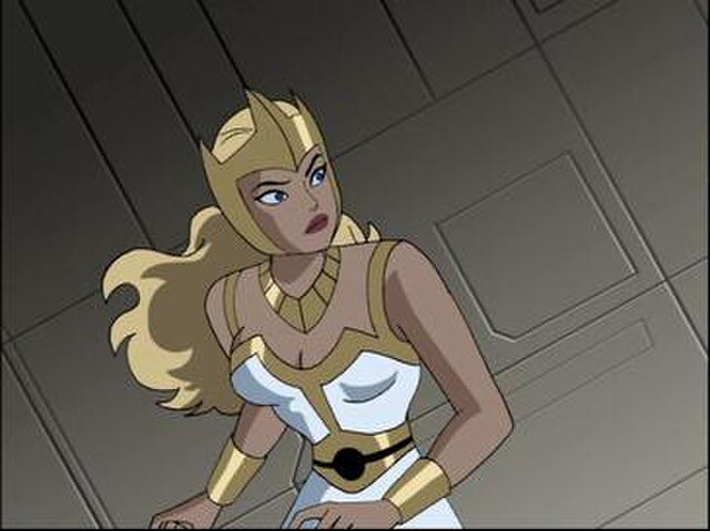 Aresia as she appears in Justice League.