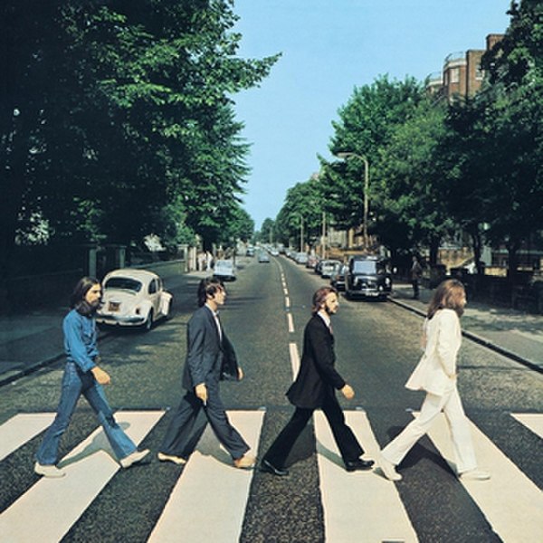 The "funeral procession" on the cover of Abbey Road
