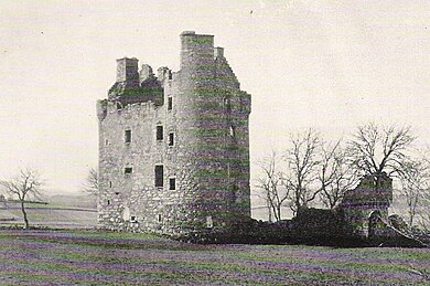 Harthill Castle Harthill Castle (pre-1914).jpg