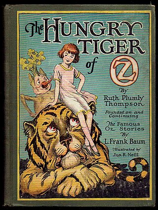 <i>The Hungry Tiger of Oz</i> 1926 book by Ruth Plumly Thompson