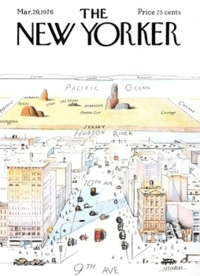 The New Yorker, 1976-03-29, Cover (View of the World from 9th Avenue, priced and dated).PNG