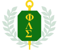 Thumbnail for File:The crest of Phi Lambda Sigma.png