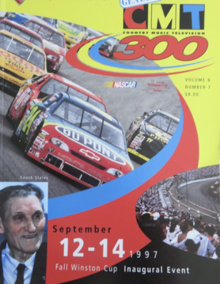 The 1997 CMT 300 program cover.