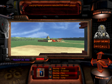 The game's interface received criticism for being too cluttered and the view window being too small Buried in Time Interface.png