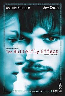 <i>The Butterfly Effect</i> 2004 American science fiction thriller film