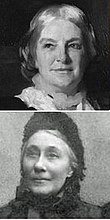 Octavia Hill (top) and Emma Cons