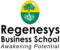 Regenesys Bisnis logo Sekolah.svg