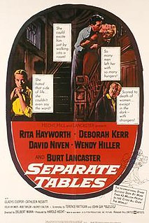 <i>Separate Tables</i> (film) 1958 film