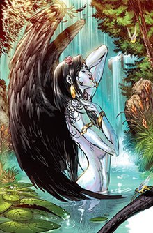 Bleez before she became a Red Lantern, as depicted in Blackest Night: Tales of the Corps #2 (2009) Bleez Blackest Night Tales of the Corps.jpg