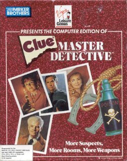 <i>Clue: Master Detective</i> 1989 video game