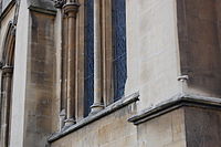 Figure 5 - A protective grill on the gothic-style windows of a chapel in London, UK Protective grill.JPG