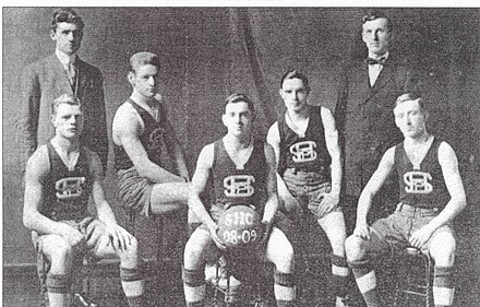 The 1908–1909 Seton Hall basketball team posted its first winning season when they went 10-4