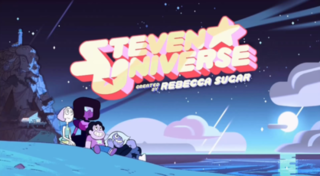 Steven Universe is an American animated television series created by Rebecca Sugar for Cartoon Network. It is Cartoon Network's first animated series to be created solely by a woman. It is the coming-of-age story of a young boy, Steven Universe, who lives with the Crystal Gems—magical, humanoid aliens named Garnet (Estelle), Amethyst, and Pearl —in the fictional town of Beach City. Steven, who is half-Gem, has adventures with his friends and helps the Gems protect the world from their own kind. Its pilot was first shown on May 21, 2013, and the series premiered on November 4, 2013. Its fifth and final season concluded in January 2019. The TV film Steven Universe: The Movie was released on September 2, 2019, and an epilogue limited series, Steven Universe Future, premiered on December 7, 2019 and ended on March 27, 2020.