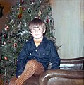 Boy with a mop top hair cut, 1969.