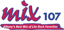 Former logo WEGC mix107 logo.png