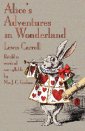 2010 edition cover of Alice's Adventures in Wonderland retold in words of one syllable Alice-gorham.png