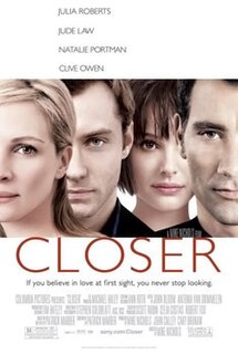 <i>Closer</i> (2004 film) 2004 romantic drama film by Mike Nichols